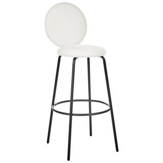 Beliani Lot de 2 tabourets de bar en Bouclé Moderne EMERY  