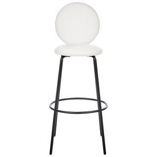 Beliani Lot de 2 tabourets de bar en Bouclé Moderne EMERY  