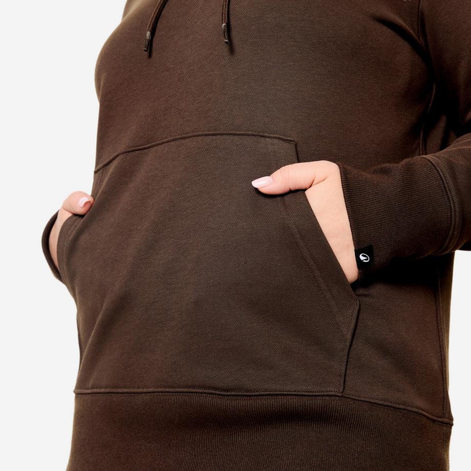 DOMYOS  Sweatshirt  mit Kapuze Baumwolle 