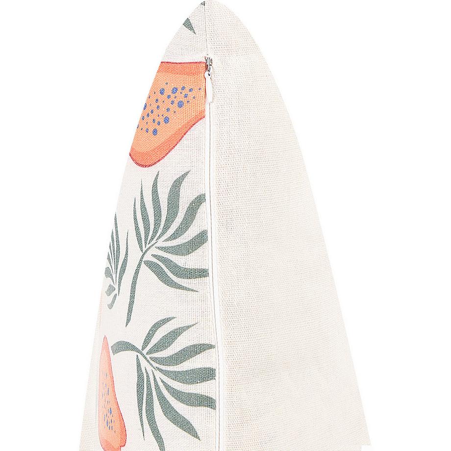 Beliani Lot de 2 coussins décoratifs en Polyester  AVENS  