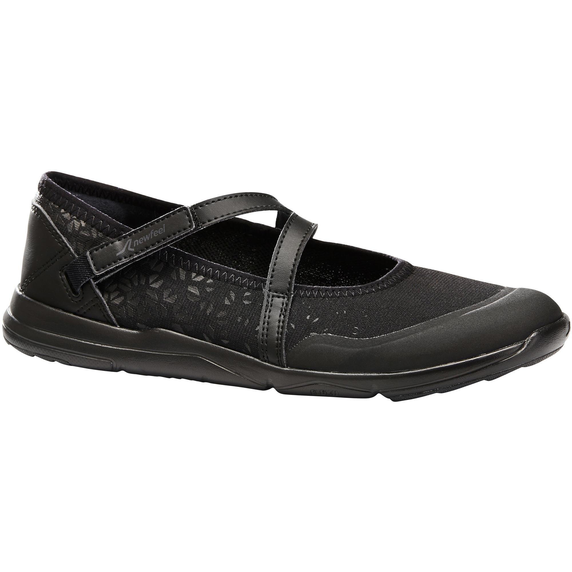 NEWFEEL Ballerines marche urbaine femme PW 160 Br easy noir