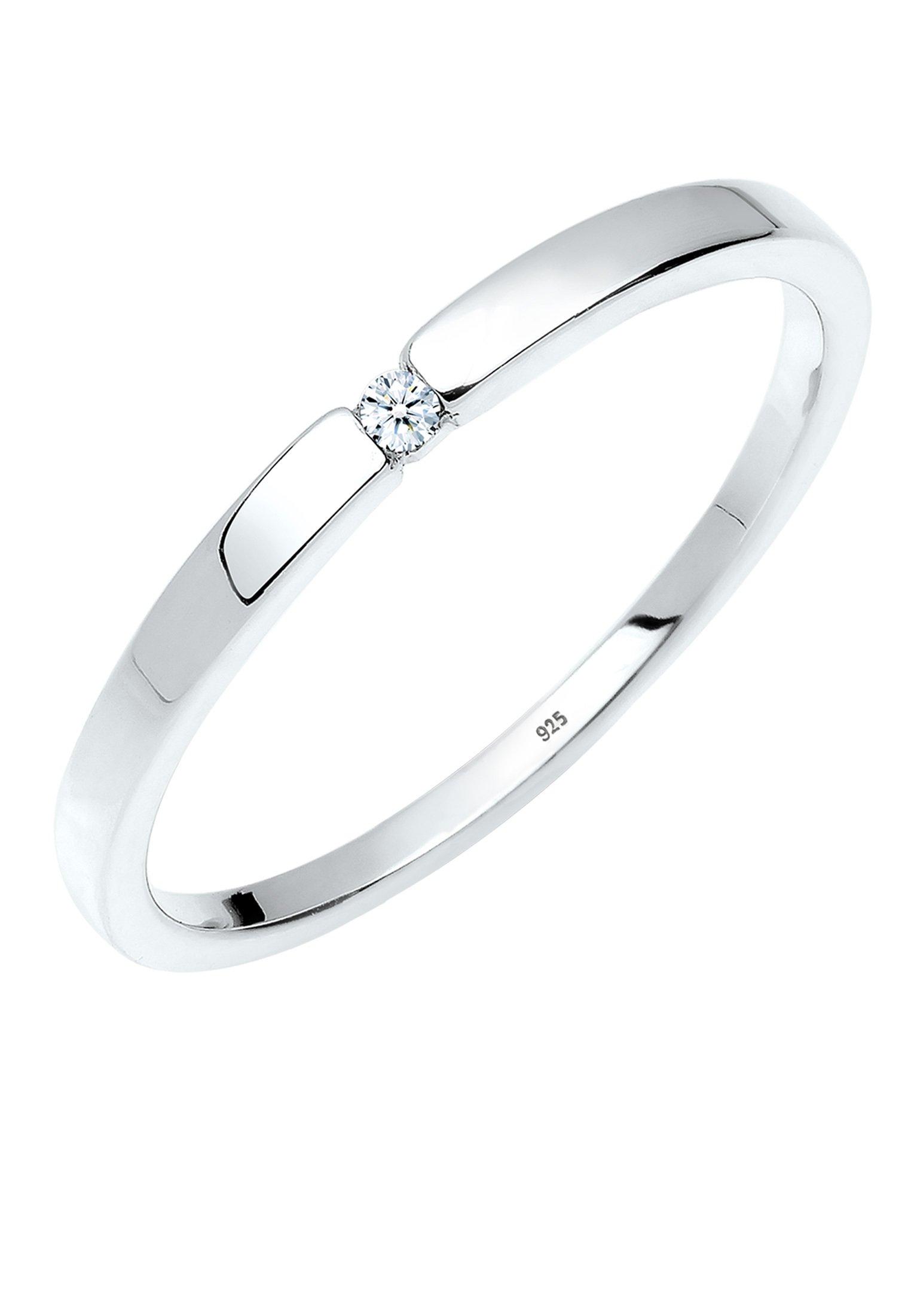 Elli  Bague De Fiançailles Classique Diamant (0.015 Ct.) 