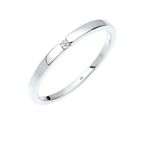 Elli  Bague De Fiançailles Classique Diamant (0.015 Ct.) 