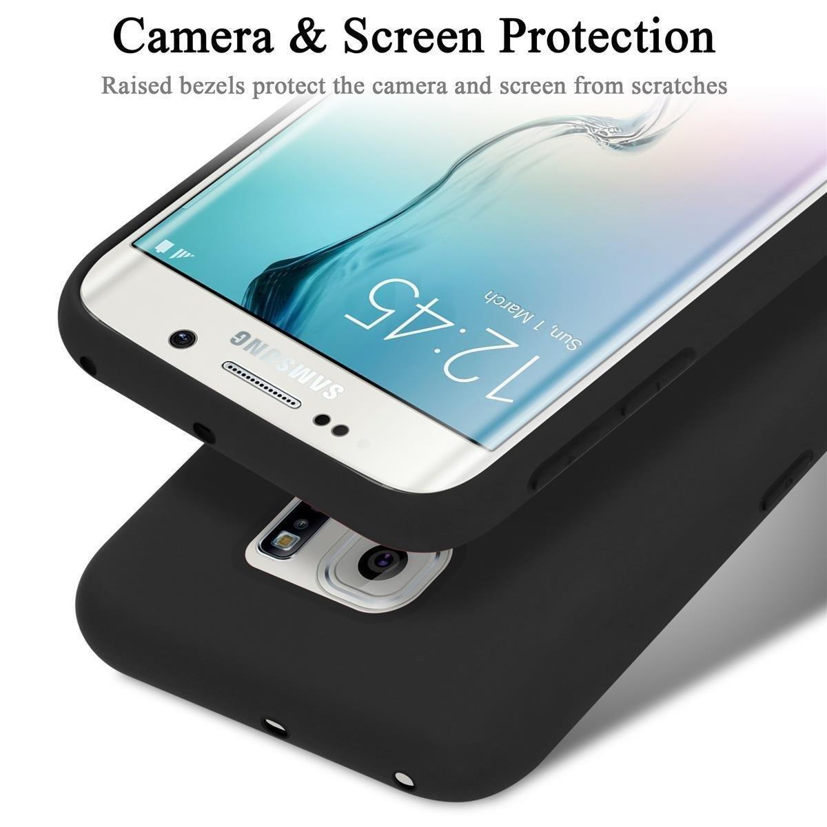 Cadorabo  Housse compatible avec Samsung Galaxy S6 EDGE PLUS - Coque de protection en silicone TPU flexible 