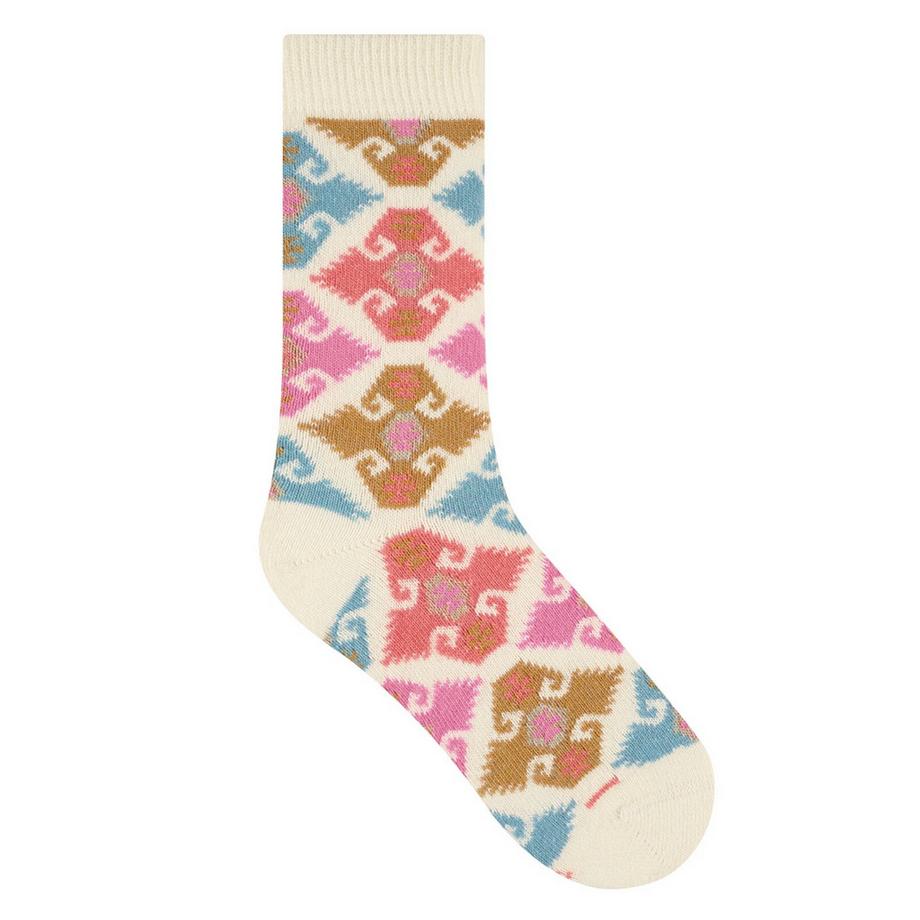 BLEU FORET Chaussettes cachemire  
