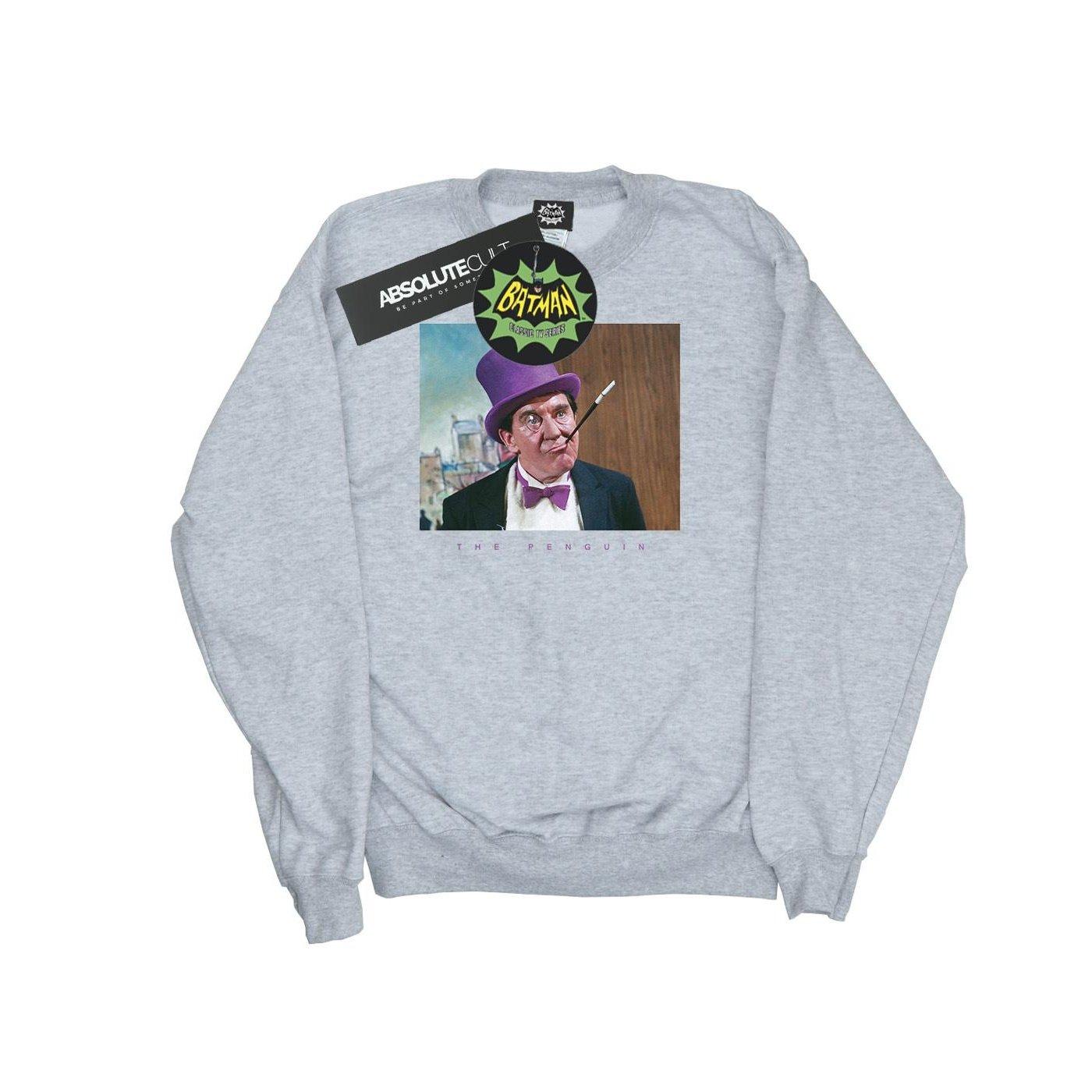 Image of Batman Tv Series The Penguin Photograph Sweatshirt Jungen Grau 140/146