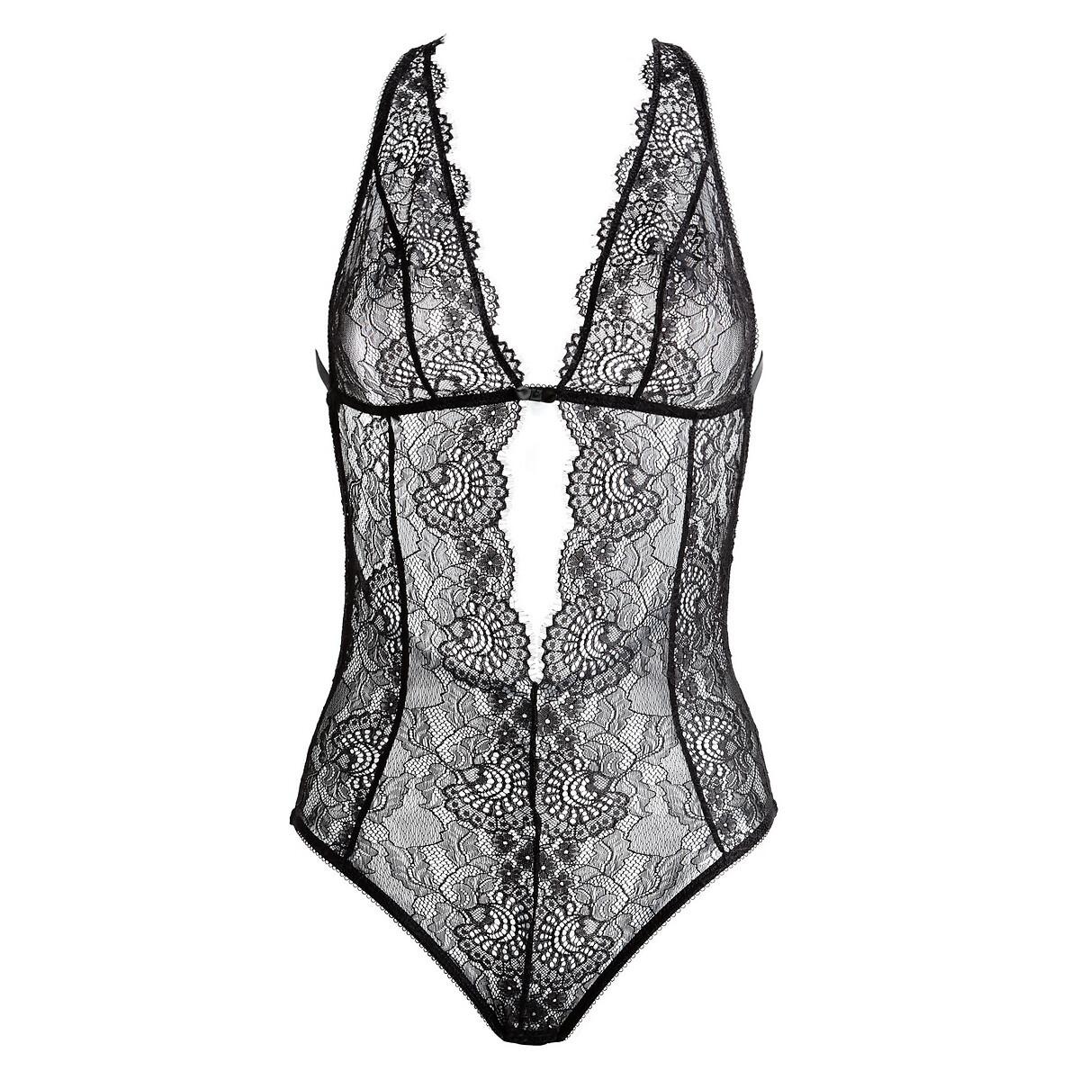 Image of Body Ouvert Aus Spitze Unisex Schwarz 44