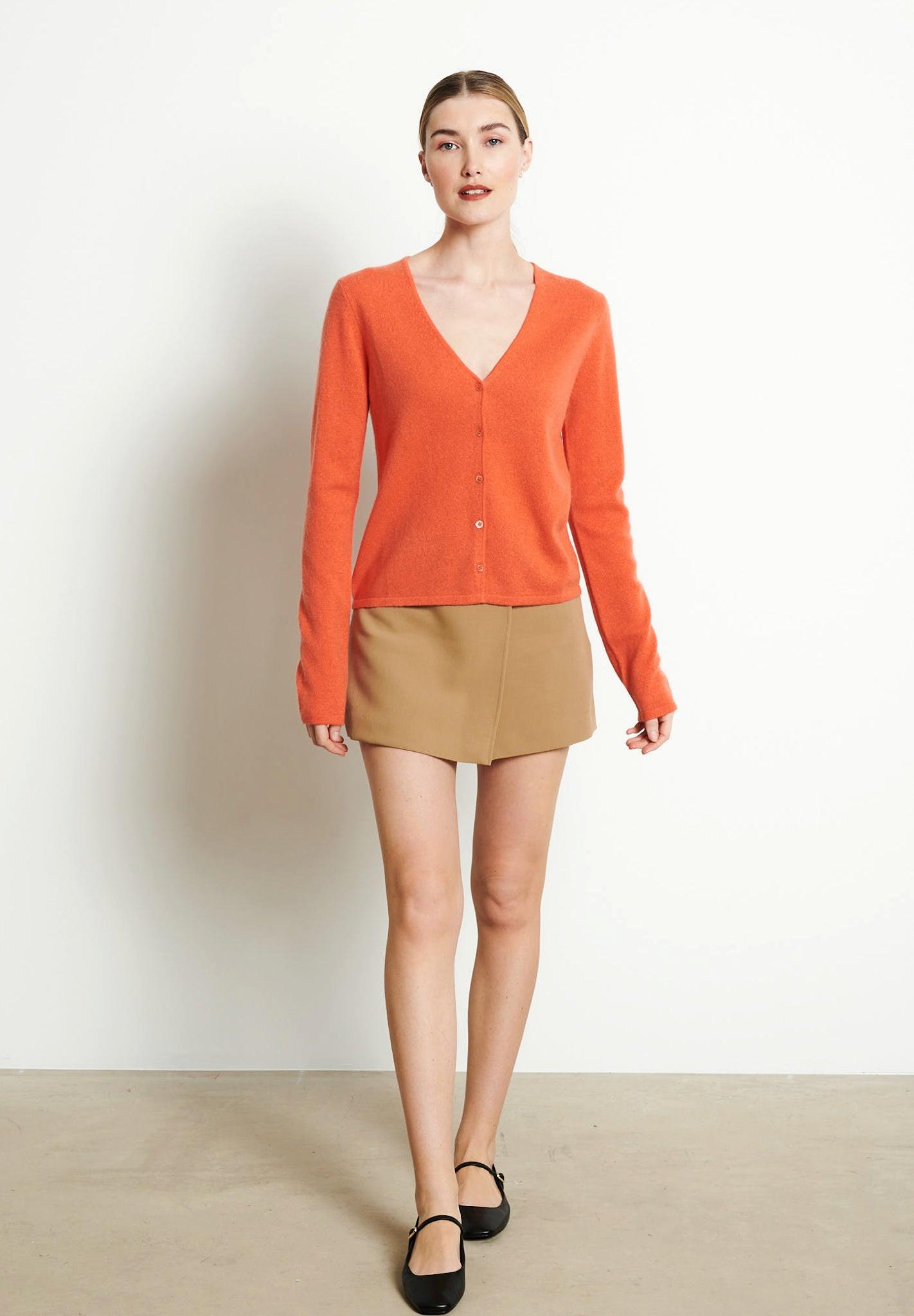 Studio Cashmere8 LILLY 7 Cardigan scollo a V aderente  