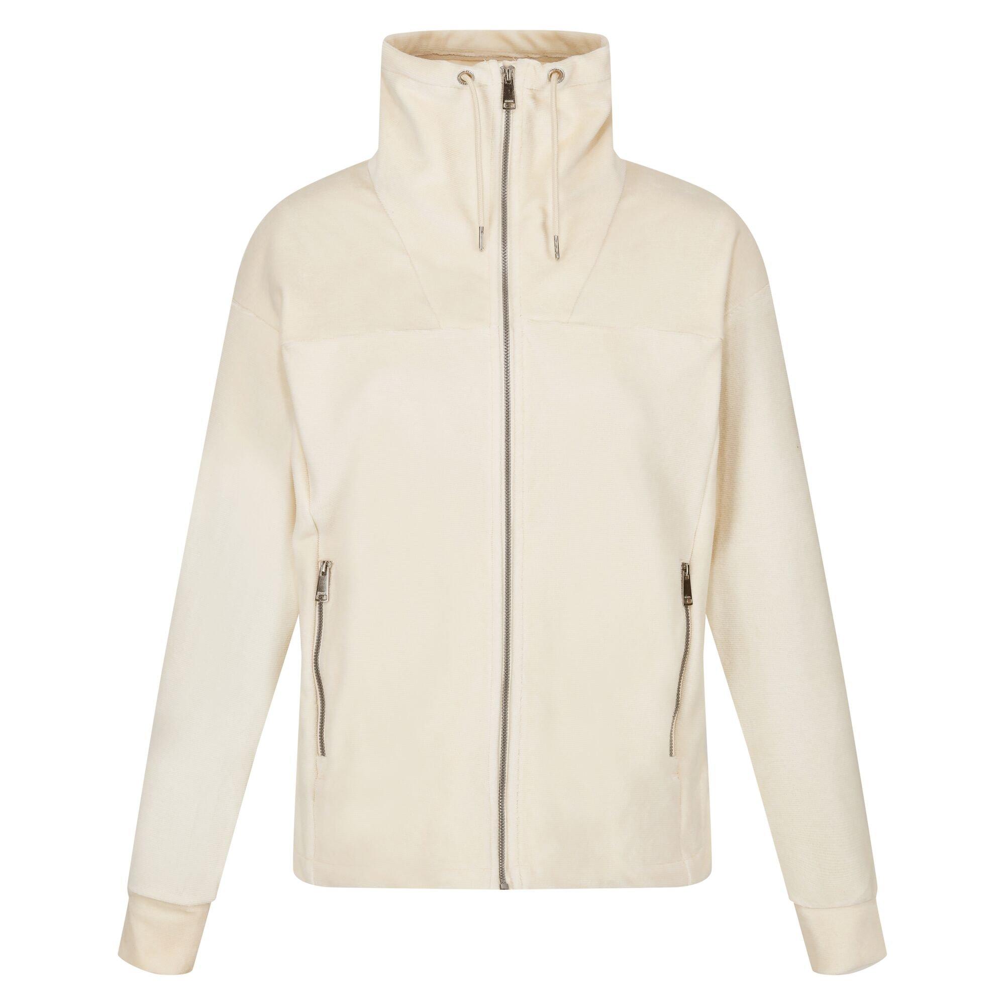 Image of Fleecejacke Durchgehender Reißverschluss Damen Vanilla 36