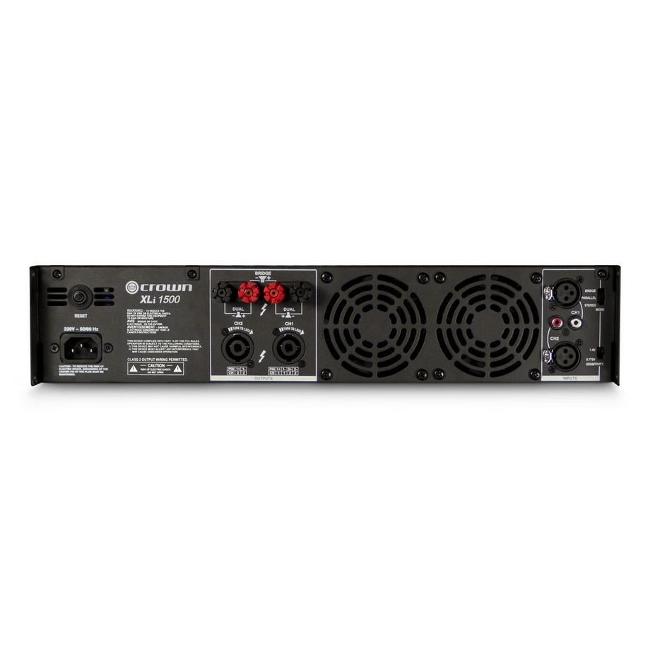 Crown  Crown XLi 1500 2.0 canaux Spectacle/Scène Noir 