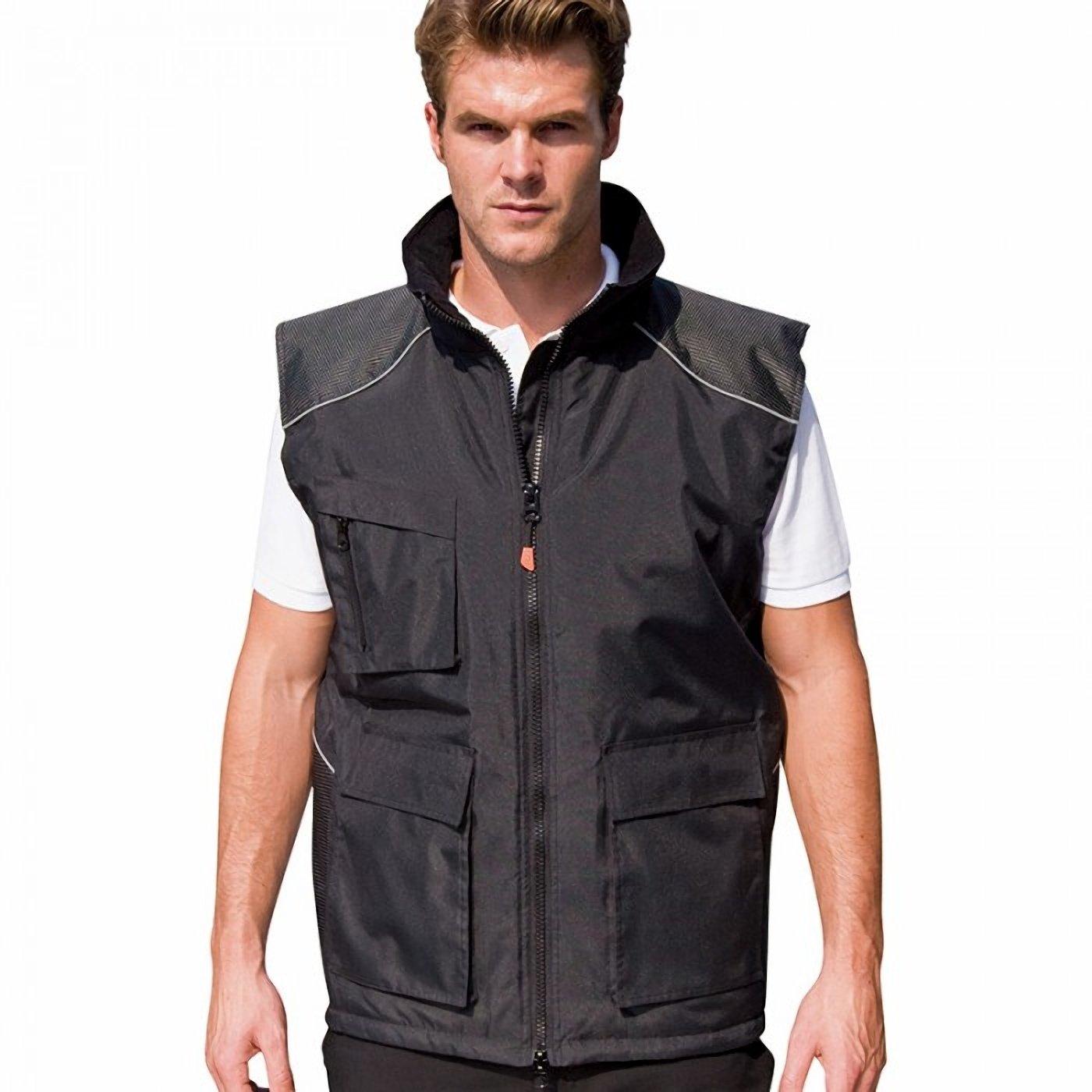 Image of Workguard Vostex Bodywarmer Weste Herren Schwarz 4XL