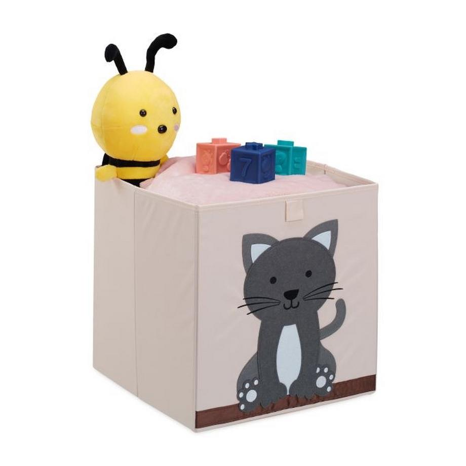 B2X Boîte de rangement avec motif chat  