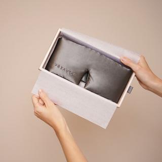 VBEAUTY  Premium Deep Sleep Seiden Schlafmaske - Anthrazit 