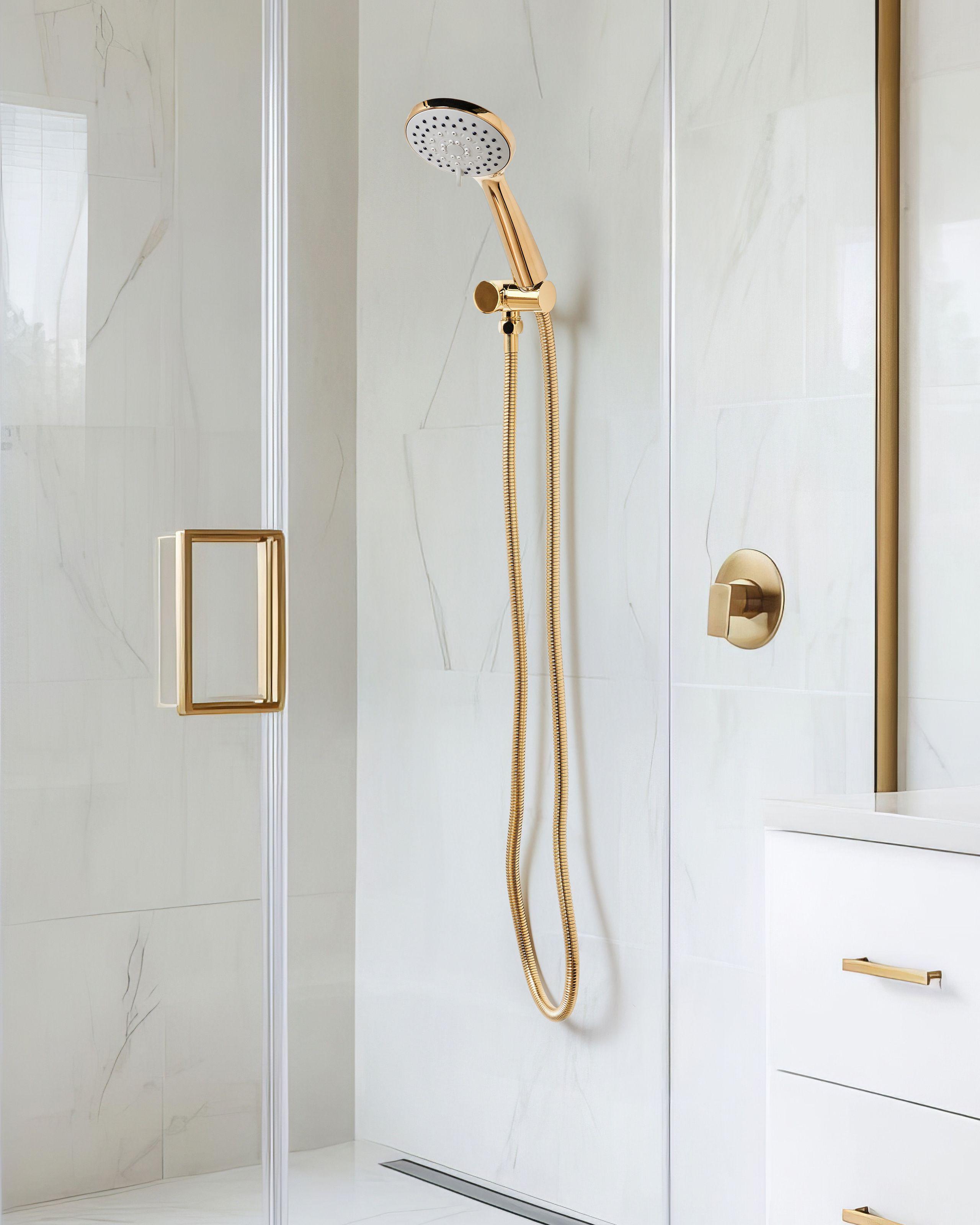 Beliani Kit doccia con soffione e flessibile en ABS (materiale sintetico resistente) Classico TAMUSHAL  