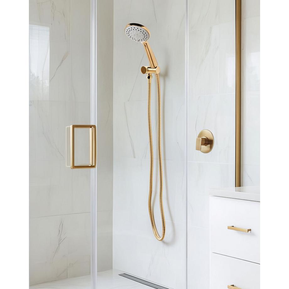 Beliani Duschkopf mit Schlauch aus ABS (robuster Kunststoff) Klassisch TAMUSHAL  