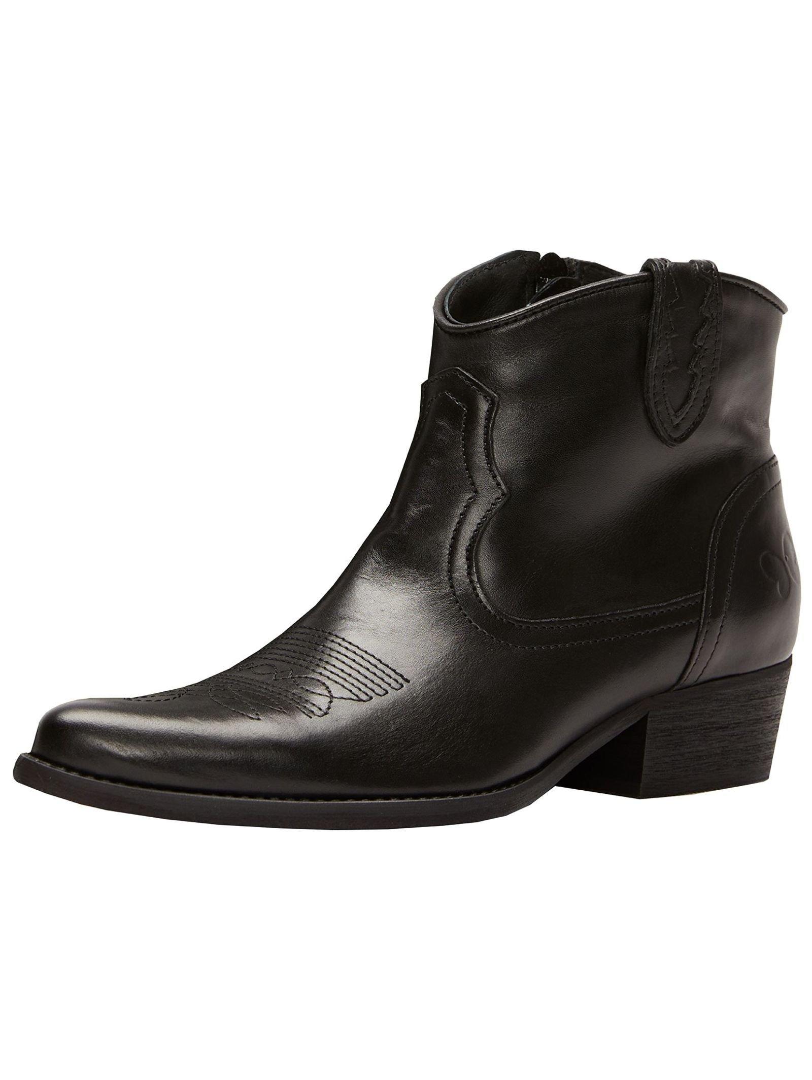 Image of Stiefelette West Damen Schwarz 36