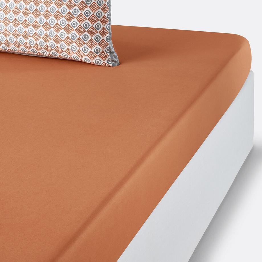 Drap housse en coton