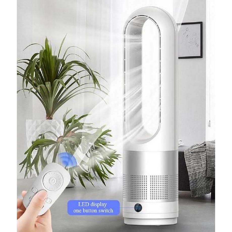 Blue Chilli Ventilatore a torre portatile senza rotore UML-018 | Motore da 40 W, 8000 giri/min, HEPA  