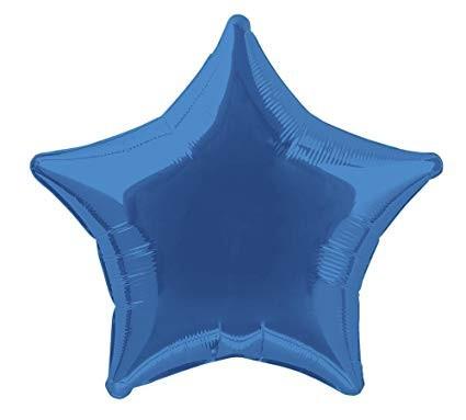 Image of Stern Folienluftballon Königsblau