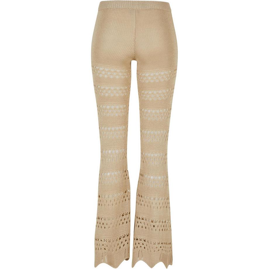 URBAN CLASSICS Legging Évasé Tricot Crochet  