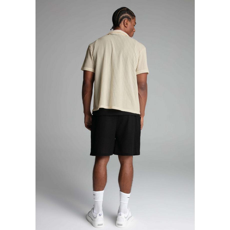 Sik Silk Textured Resort Kurzarmhemd  