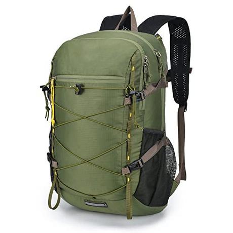 Sac à Dos Randonnée 40L Pliable Ultraléger - Homme Et Femme - Trekking, Voyage, Camping - Polyester Résistant, Bretelles Respirantes, Multiples Poches