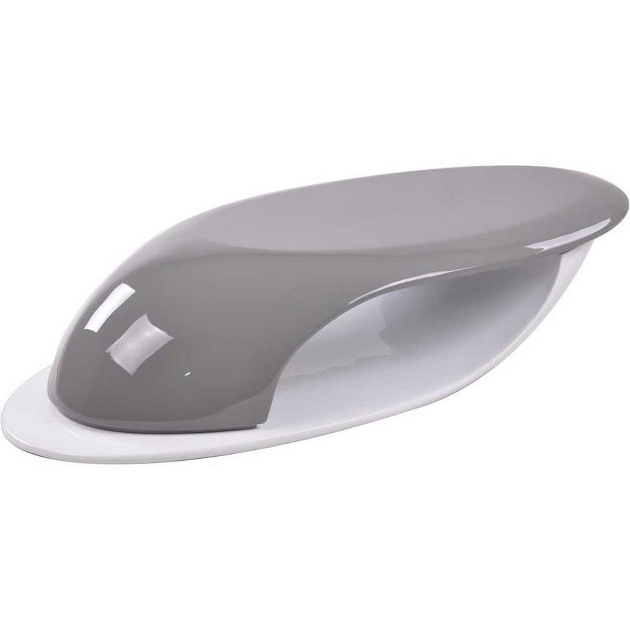 Couchtisch aus Fiberglas weiss