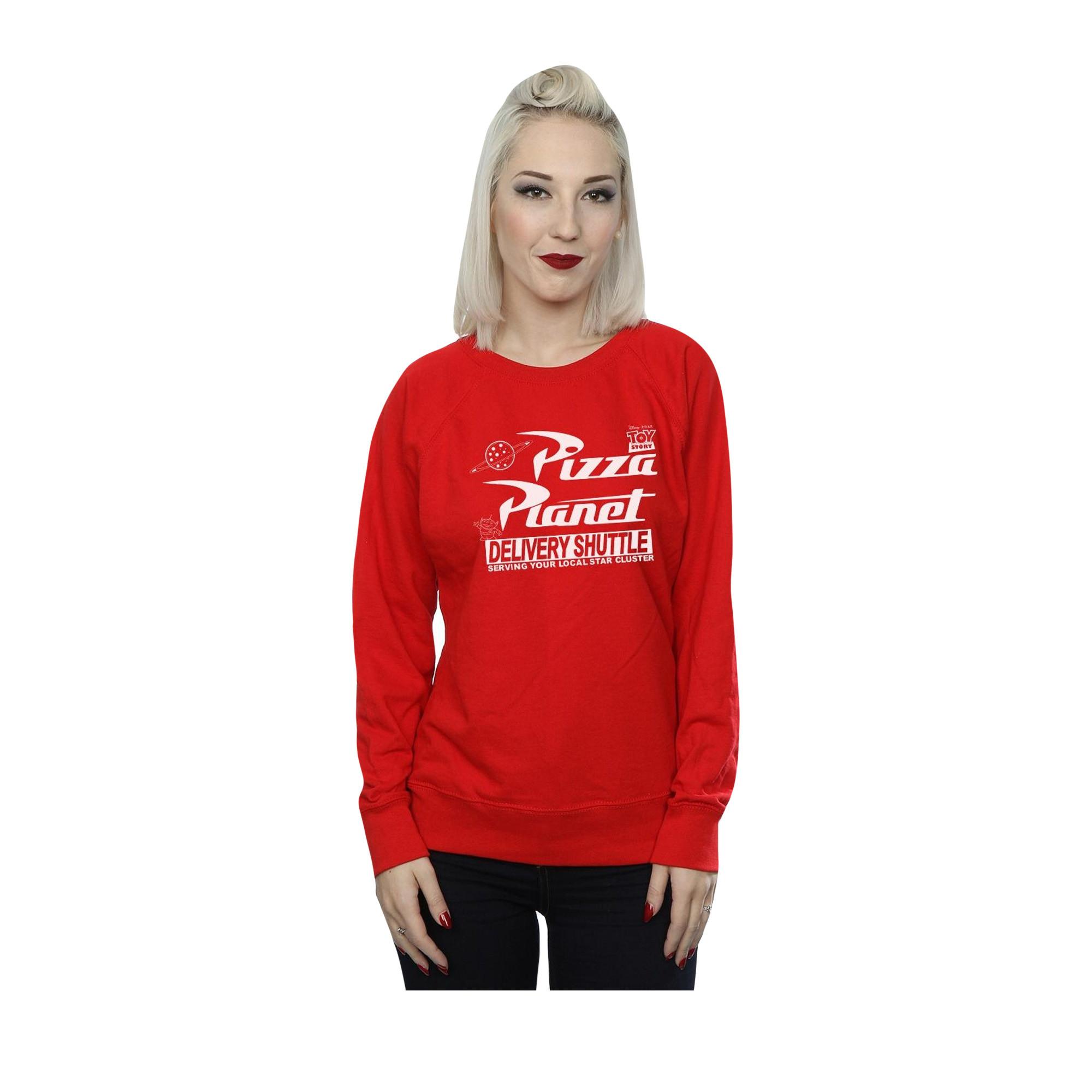 Image of Pizza Planet Sweatshirt Damen Rot Bunt S