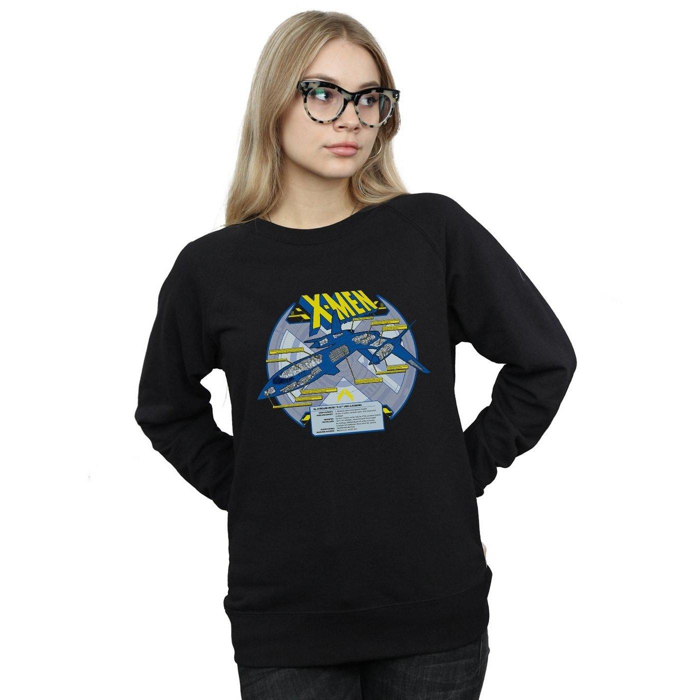 MARVEL  XMen XJet Breakdown Sweatshirt 