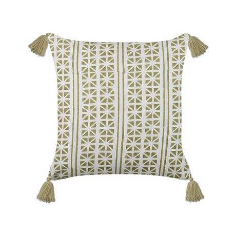 Beliani Cuscino decorativo en Cotone Boho SYRINGA  