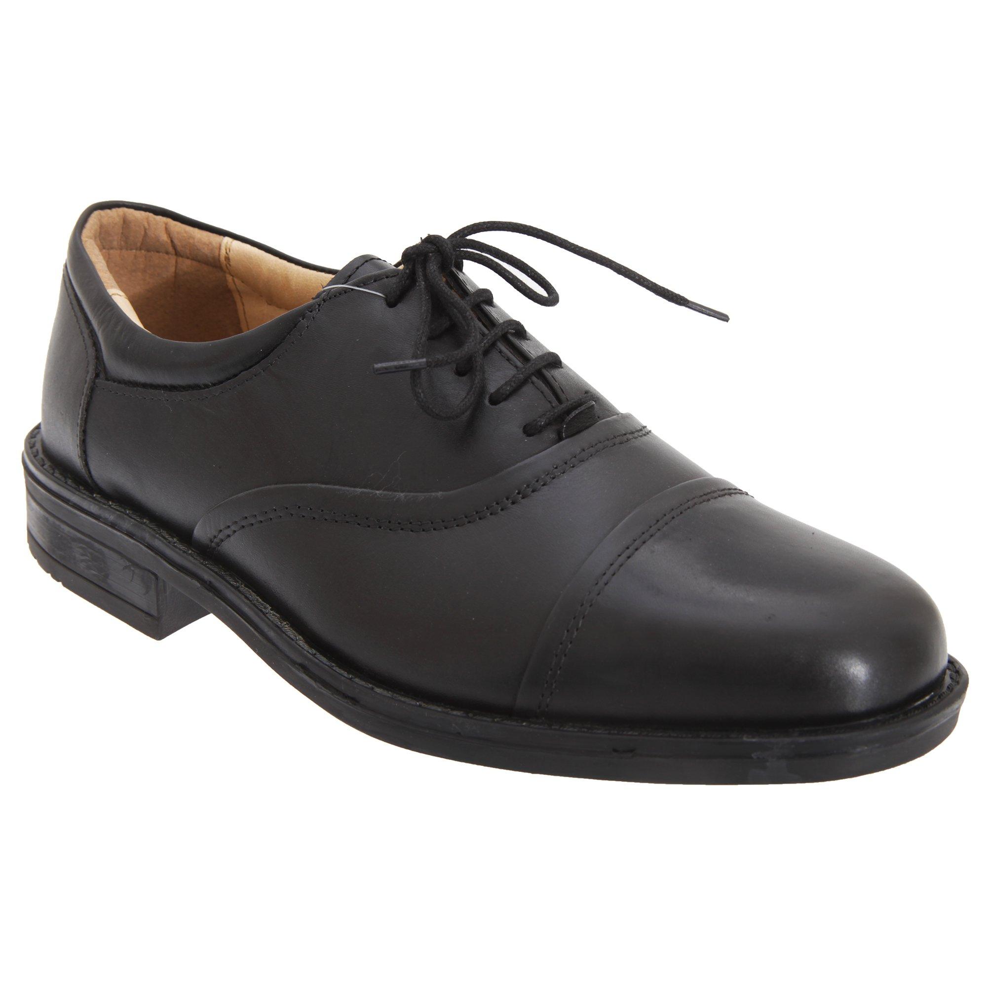 Image of Roamers Leder Flexi Capped Oxford Schuhe - 42