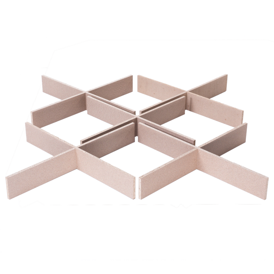 Beliani Wasserbettpodest aus MDF-Platte  BEDROCK  