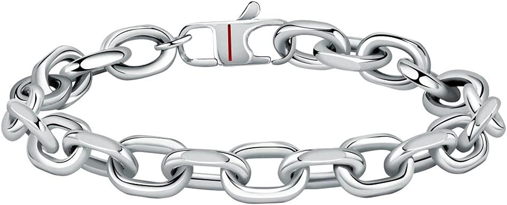 Image of Energiearmband Aus Metall Damen Silber 23cm