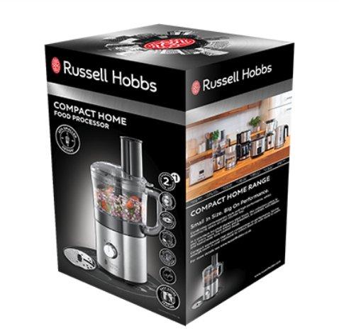 Russell Hobbs Russell Hobbs 25280-56 robot da cucina 500 W 1,2 L Nero, Acciaio inox  