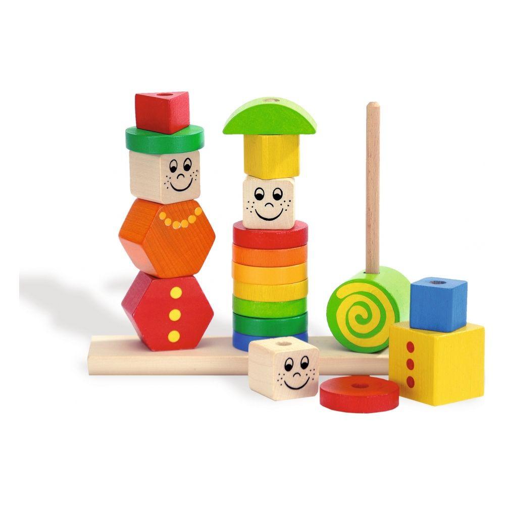 Image of Puzzle Figuren Steck Puzzle (20Teile) Multicolor