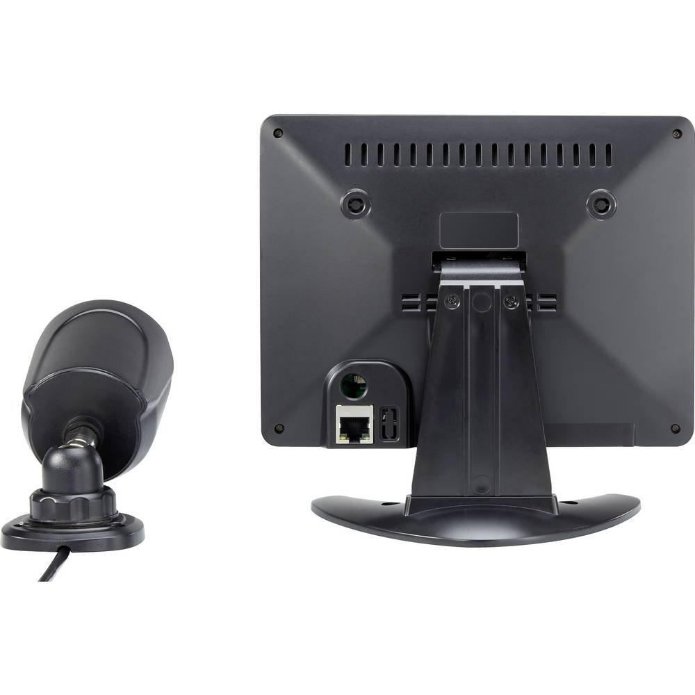 Sygonix  Sygonix Set caméra de surveillance système combiné LCD DVR avec écran LCD 7″, 2 caméras IP65 720p 