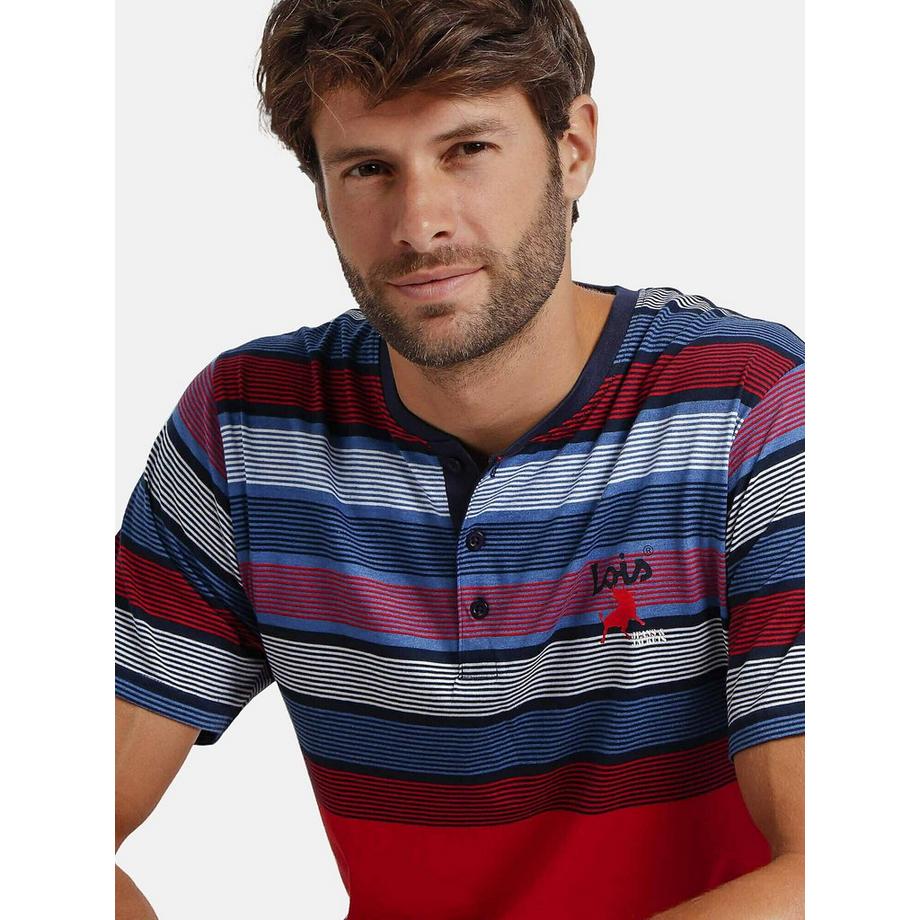 Admas Polo Shirt und Shorts Pyjama Set  