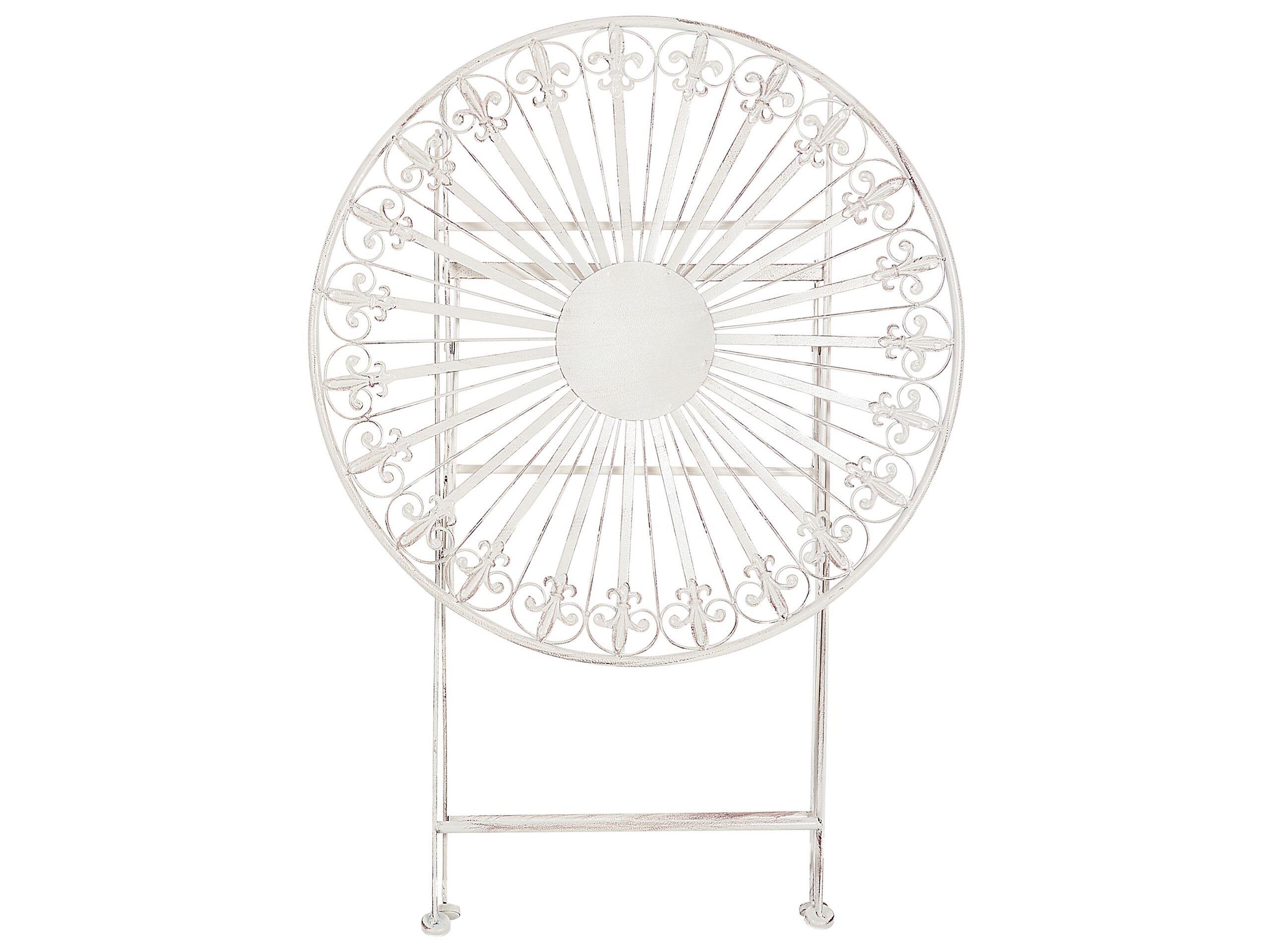 Beliani Tavolino Bistrot en Ferro Retrò SCAFA  