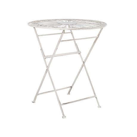 Beliani Tavolino Bistrot en Ferro Retrò SCAFA  