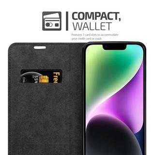 Cadorabo  Housse compatible avec Apple iPhone 14 PLUS - Coque de protection avec fermeture magnétique, fonction de support et compartiment pour carte 