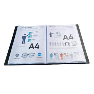 Exacompta Sichtmappe A4 aus flexiblem Polypropylen, opak, 100 Hüllen - x 8  