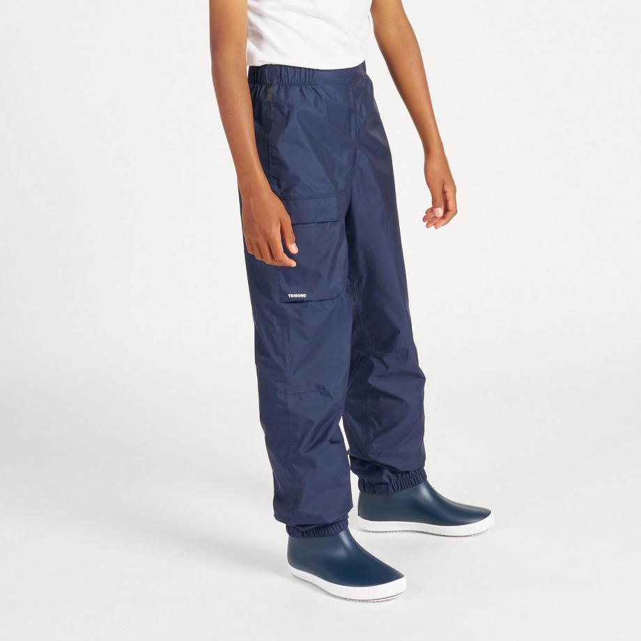 TRIBORD  Pantaloni impermeabili bambino Sailing 100 poliammide 