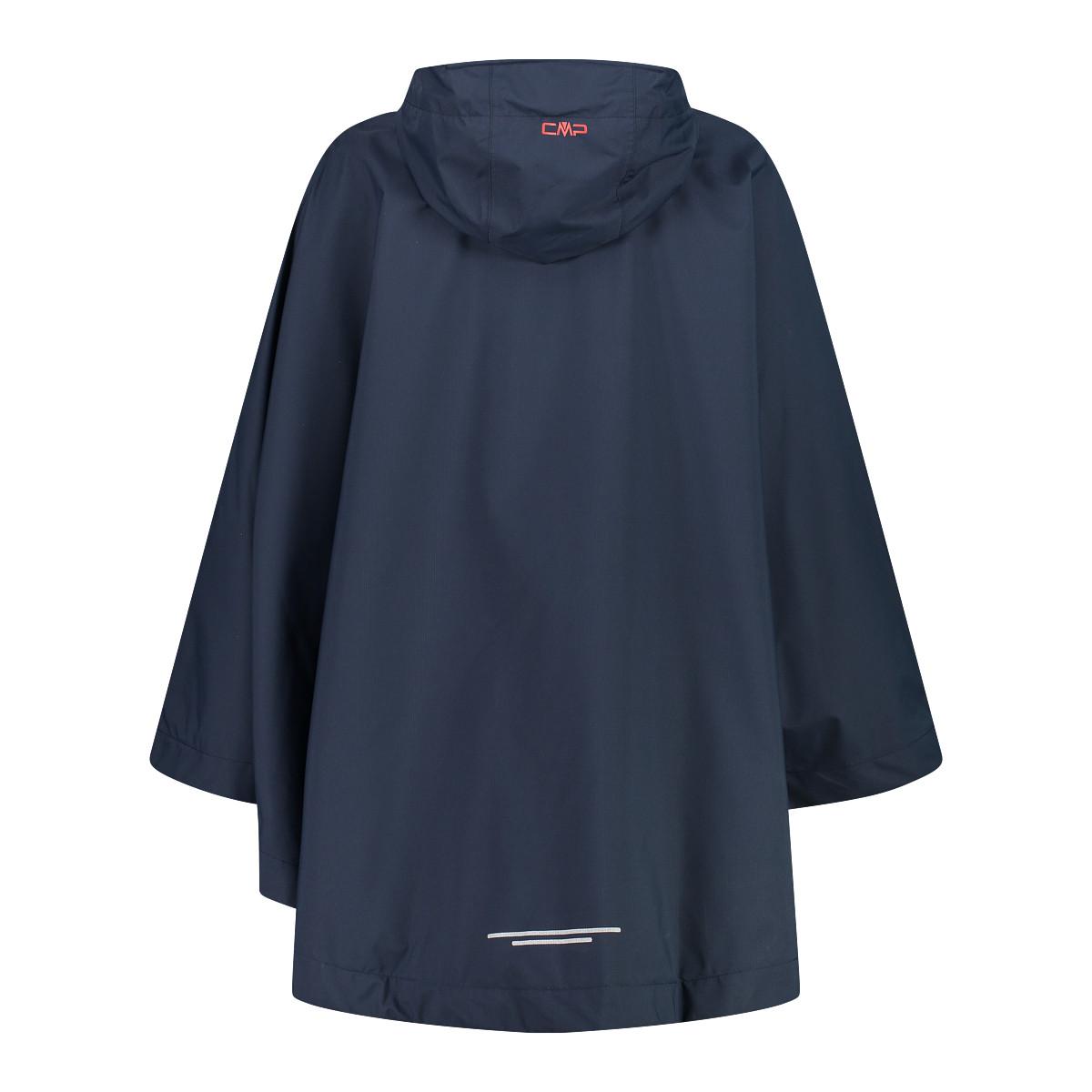 CMP  poncho mit kapuze waerdicht damen 