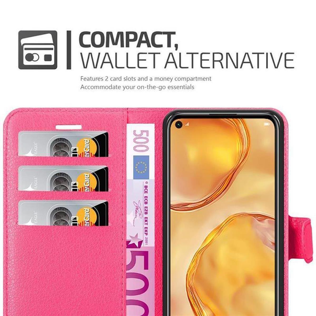 Cadorabo  Housse compatible avec Huawei NOVA 6 SE / P40 LITE / NOVA 7i - Coque de protection avec fermeture magnétique, fonction de support et compartiment pour carte 