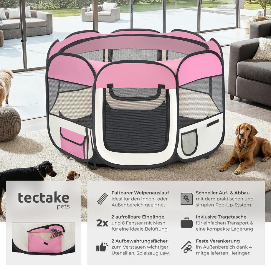 Tectake  Parc à chiots 