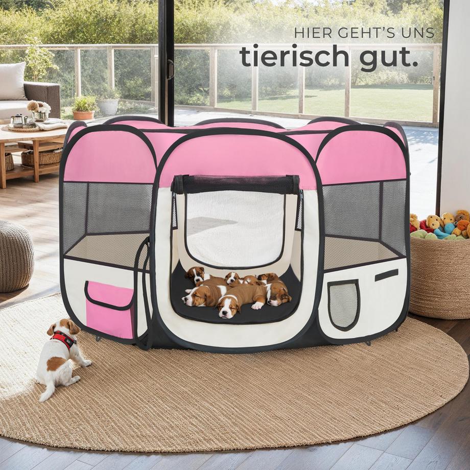 Tectake  Parc à chiots 