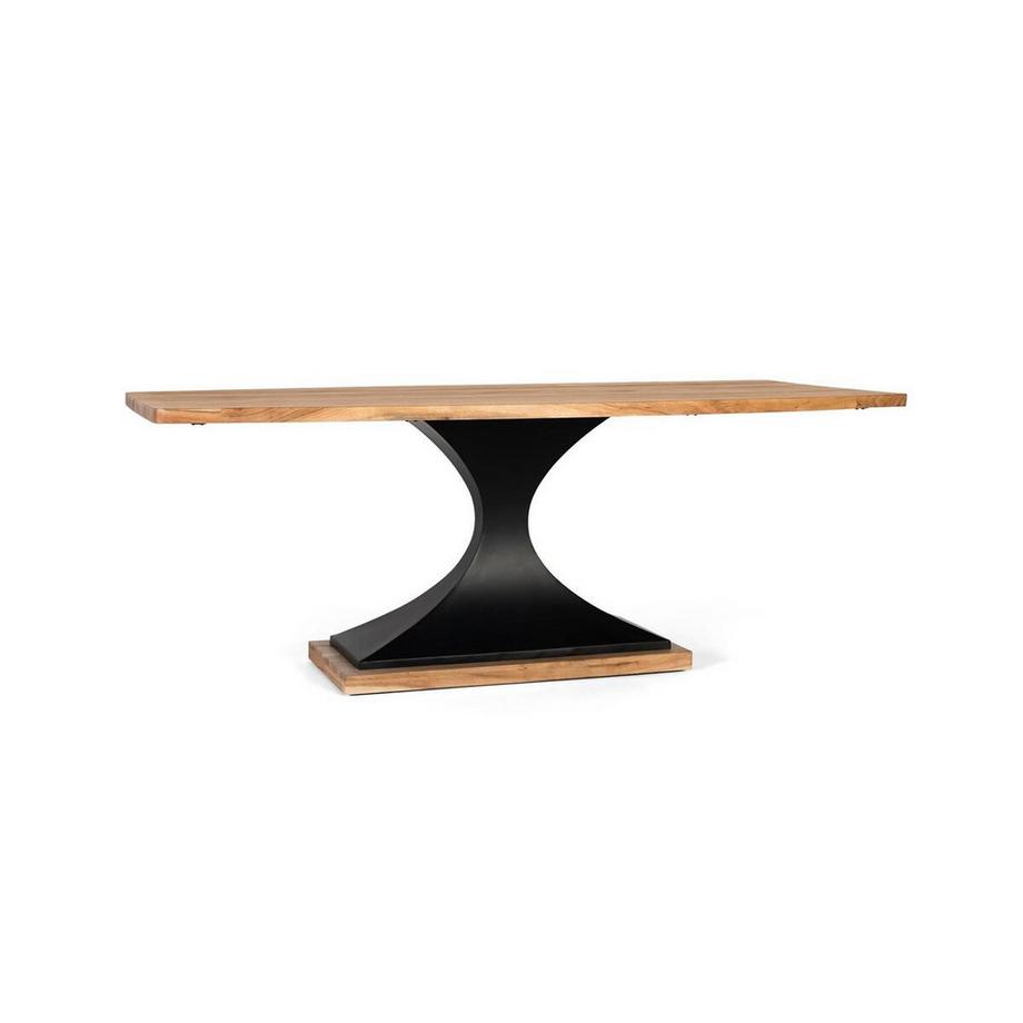 mutoni Table de salle à manger Arlo bois de mangue 200x100  