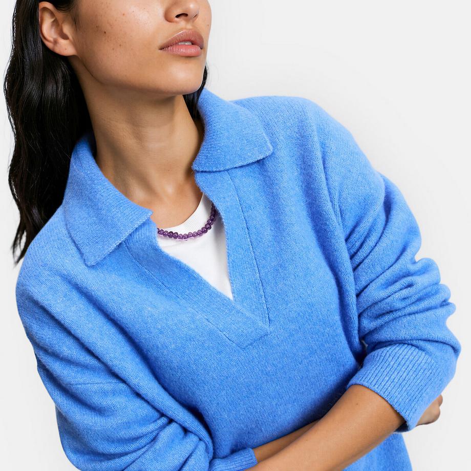 La Redoute Collections Pull col polo loose  