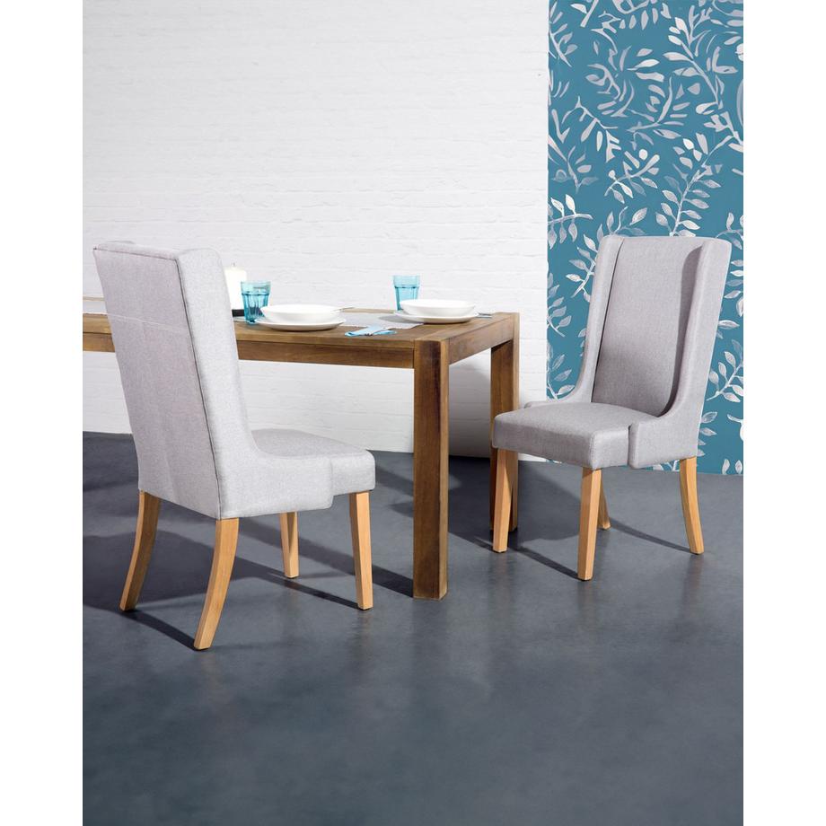 Beliani Set di 2 sedie da pranzo en Cotone Retrò CHAMBERS  