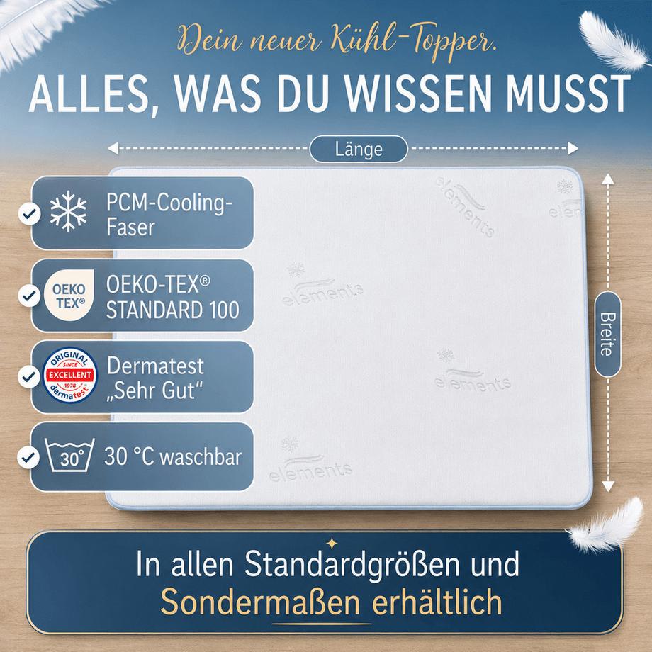 Mara Vital Kühlende Matratzenauflage Elements Cool  